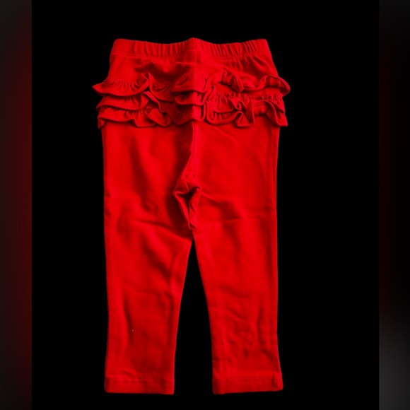 ❤️🎄🎅🏻 NWT ADORABLE ONESIE AND RUFFLED BACK LEGGINGS 12-18 MONTHS - Picture 2 of 2